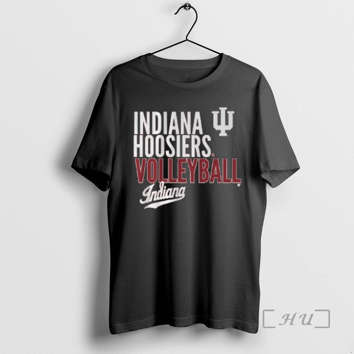 Officials Indiana Volleyball Text Logo Overlay 2025 Circle Black T-Shirts, Hoodie, Sweatshirt | InkRitualCo.com