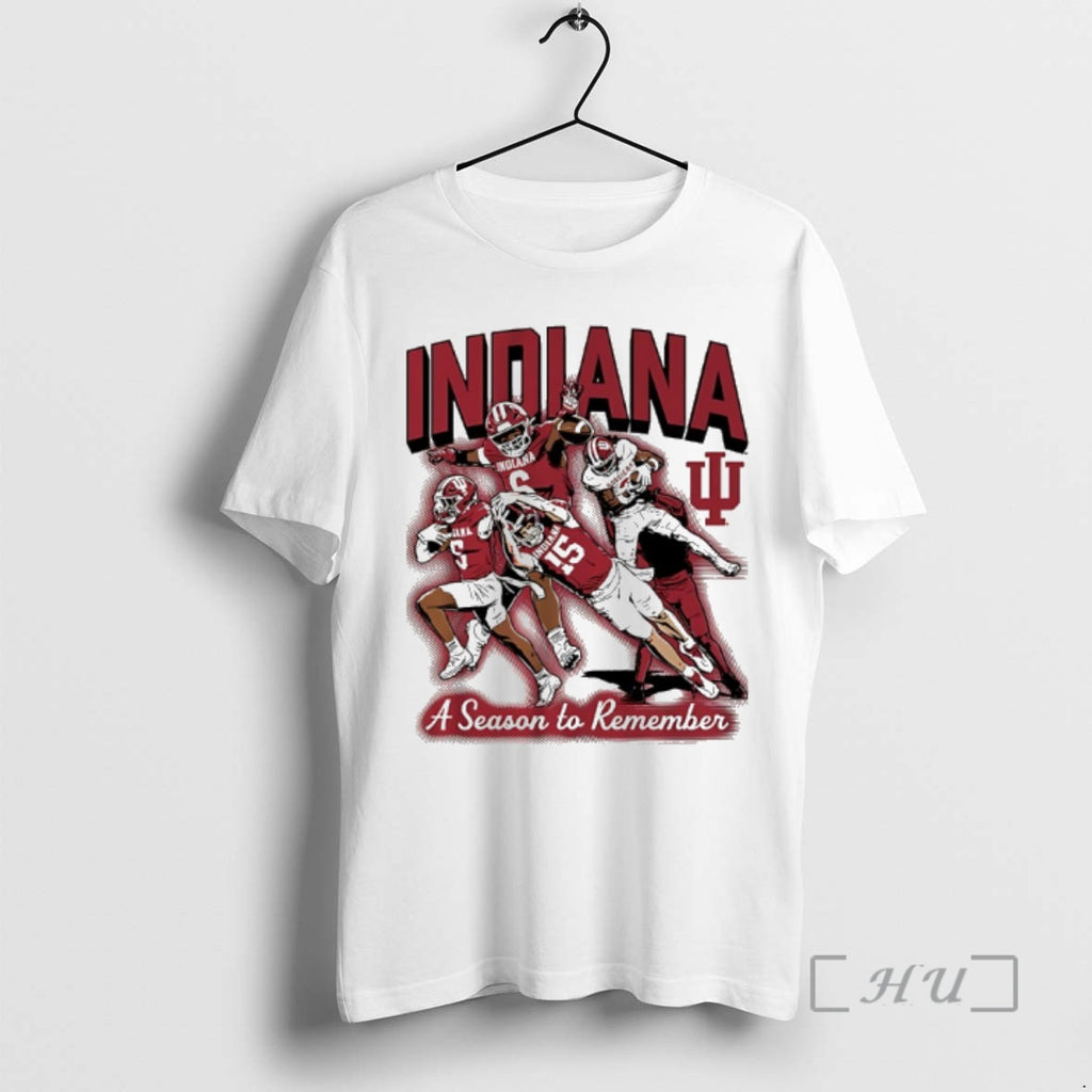 Officials Indiana A Season To Remember Hoosiers Football Player Graphic T-Shirts, Hoodie, Sweatshirt | InkRitualCo.com