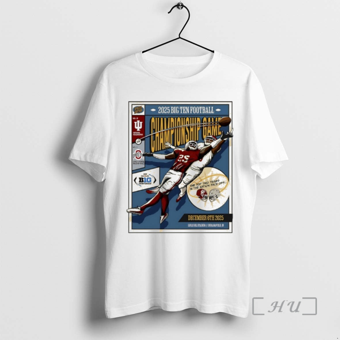 Officials Indiana Football 2025 Big Ten Football Championship Game Vintage T-Shirts, Hoodie, Sweatshirt | InkRitualCo.com