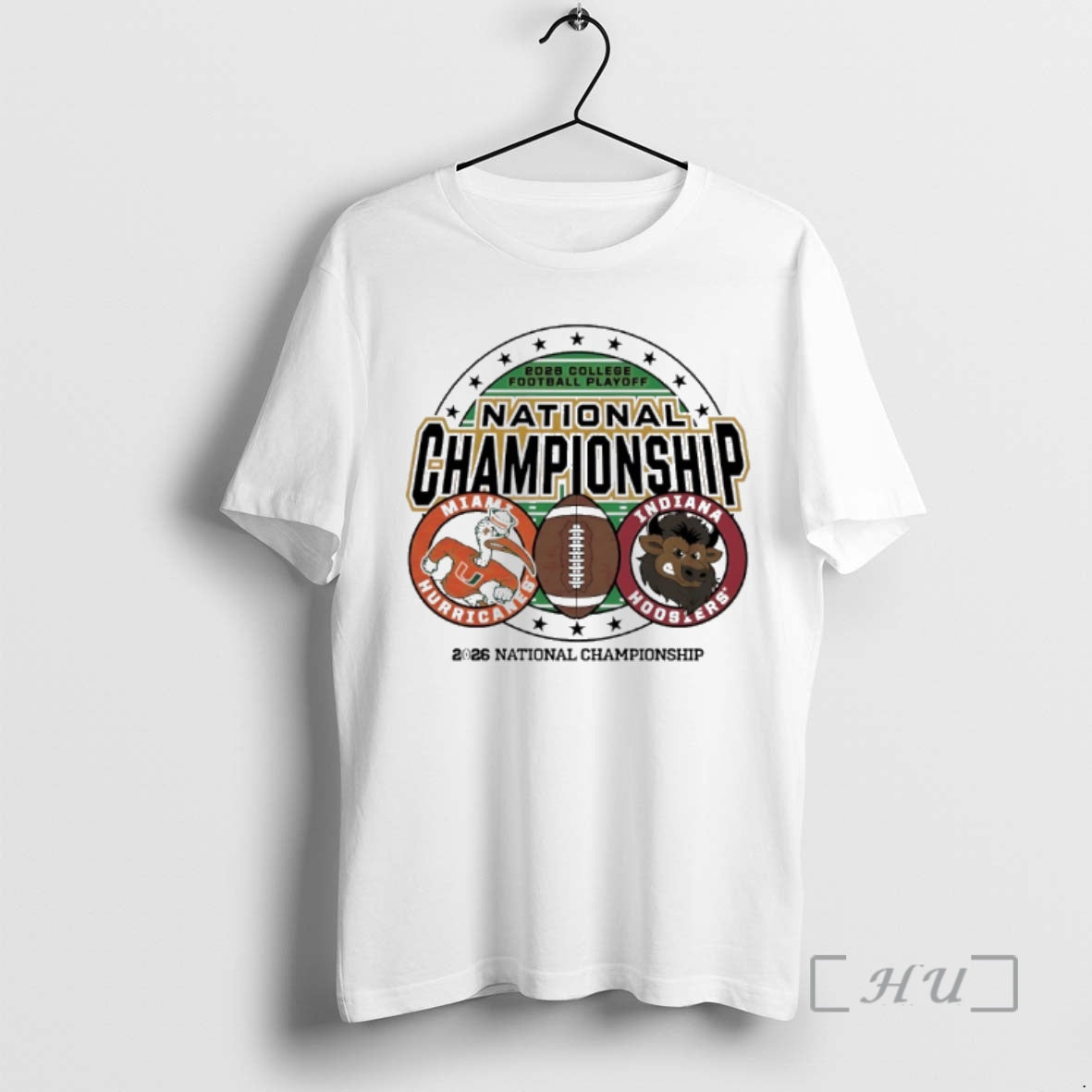 Officials Indiana Vs Miami 2026 Cfp National Championship Game Mascot T-Shirts, Hoodie, Sweatshirt | InkRitualCo.com