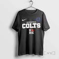Officials Indianapolis Colts X Ucme John Cena Never Give Up 2 Sided Premium T Shirts Hoodie, Sweatshirt | InkRitualCo.com