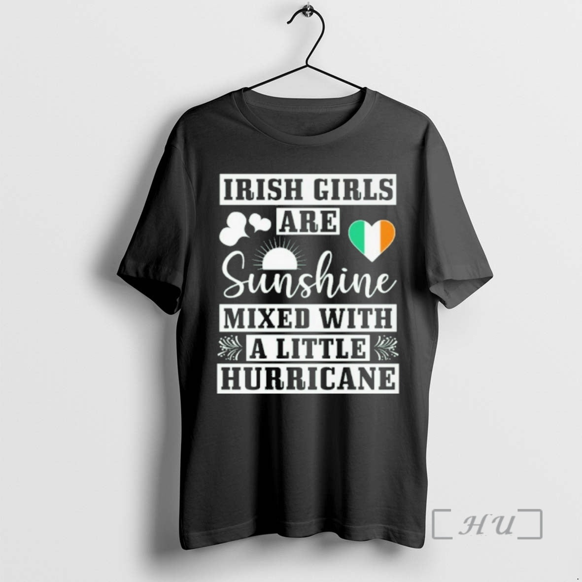 Officials Irish Girls Are Sunshine Mixed With A Little Hurricane T-Shirts, Hoodie, Sweatshirt | InkRitualCo.com