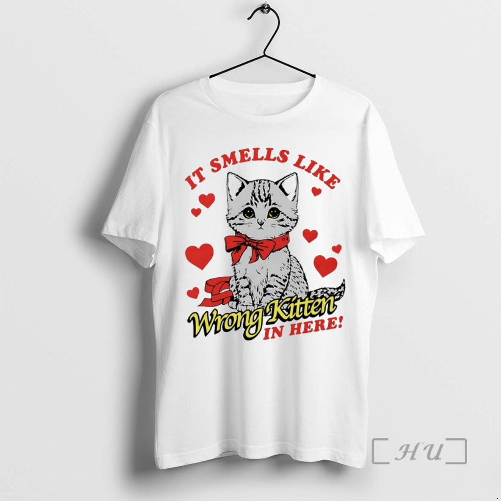 Officials It Smells Like Wrong Kitten In Here Circle T-Shirts, Hoodie, Sweatshirt | InkRitualCo.com