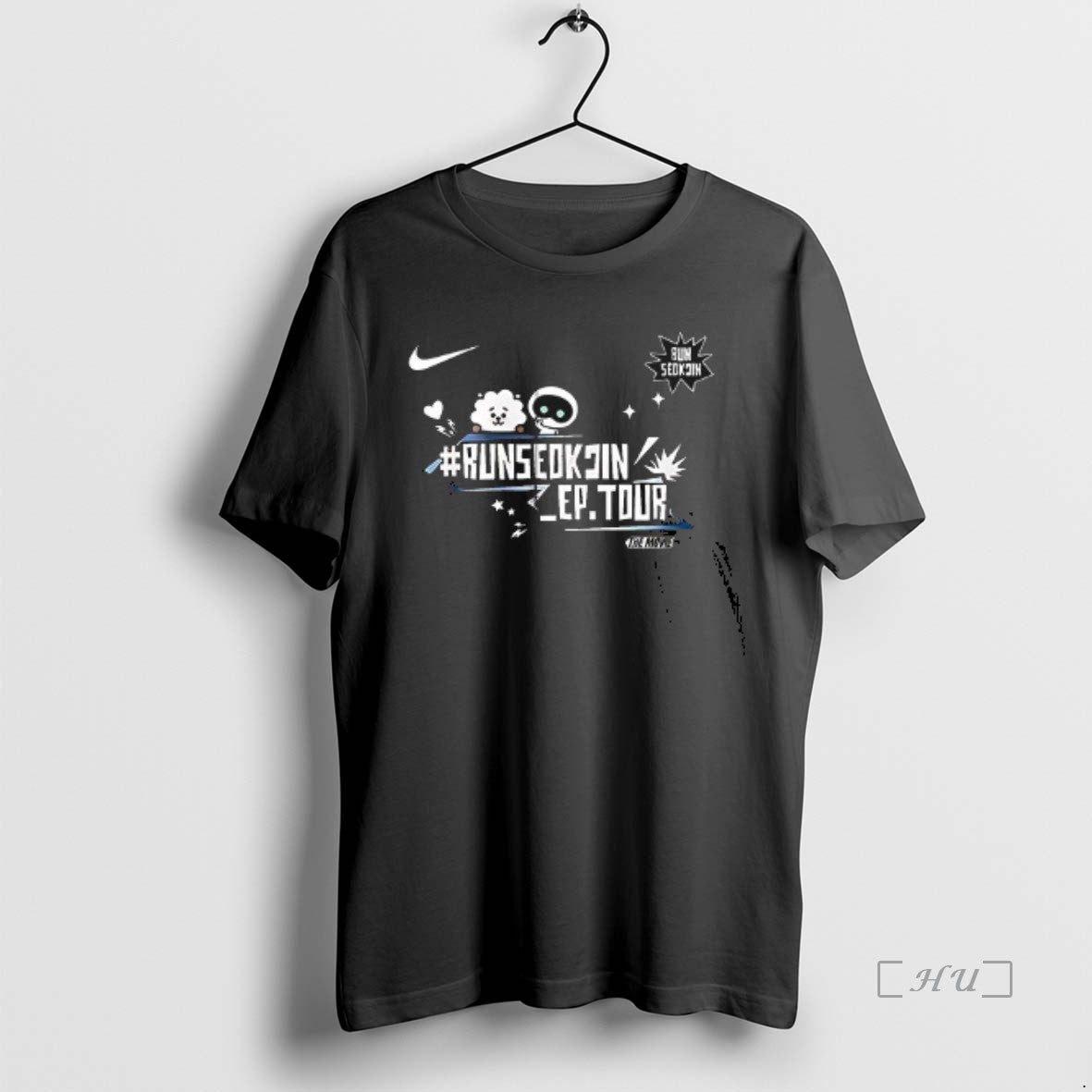 Officials Jin Runseokjin Ep Tour The Movie Name And Number Signature Double Sided Graphic Premium T-Shirts, Hoodie,...