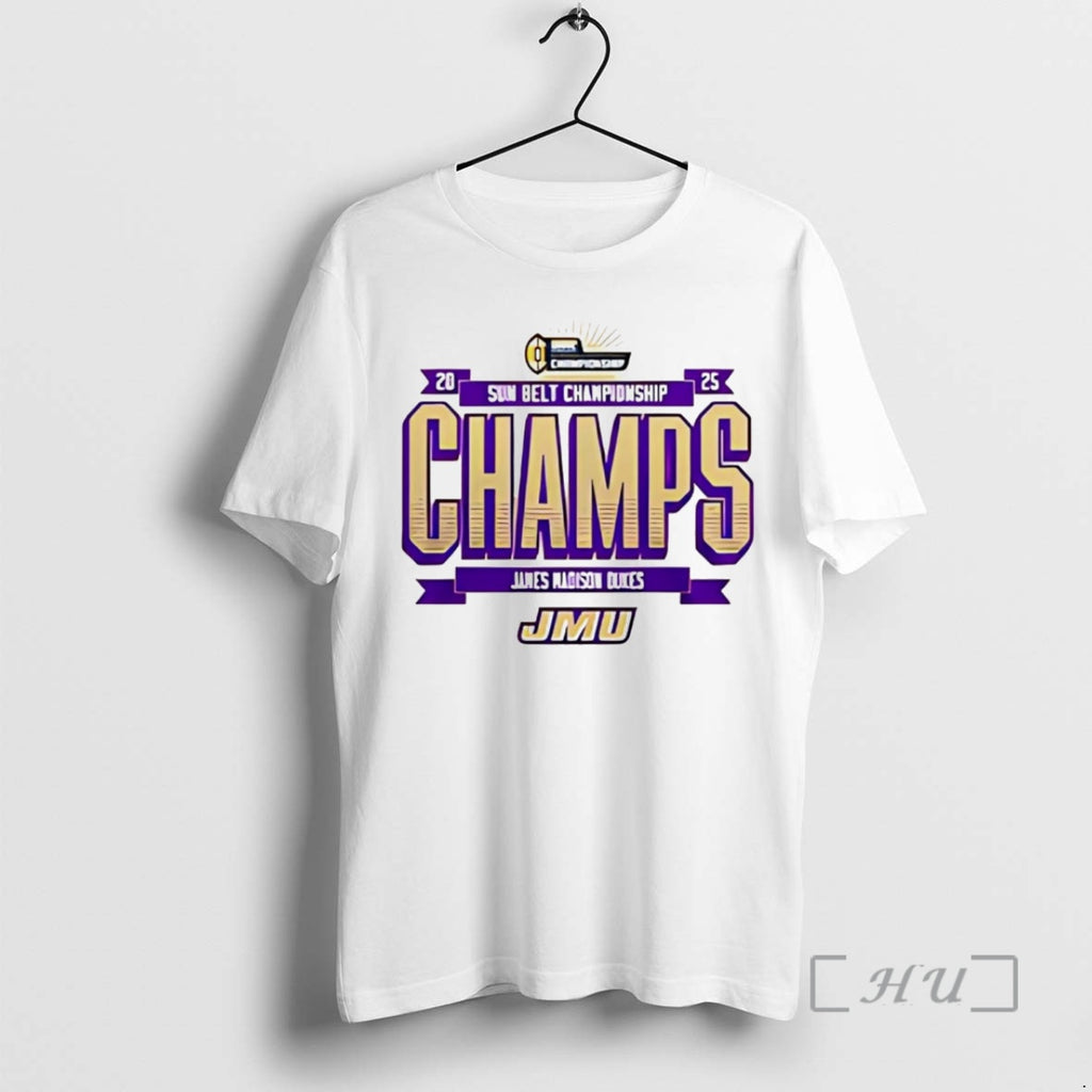 Officials Jmu Football 2025 Sun Belt Championship 2 Sided T-Shirts, Hoodie, Sweatshirt | InkRitualCo.com