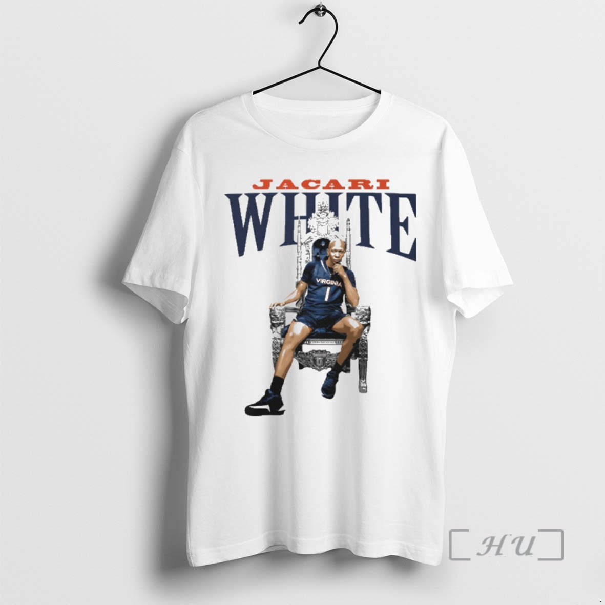Officials Jacari White Virginia Cavaliers Basketball Portrait T-Shirts, Hoodie, Sweatshirt | InkRitualCo.com