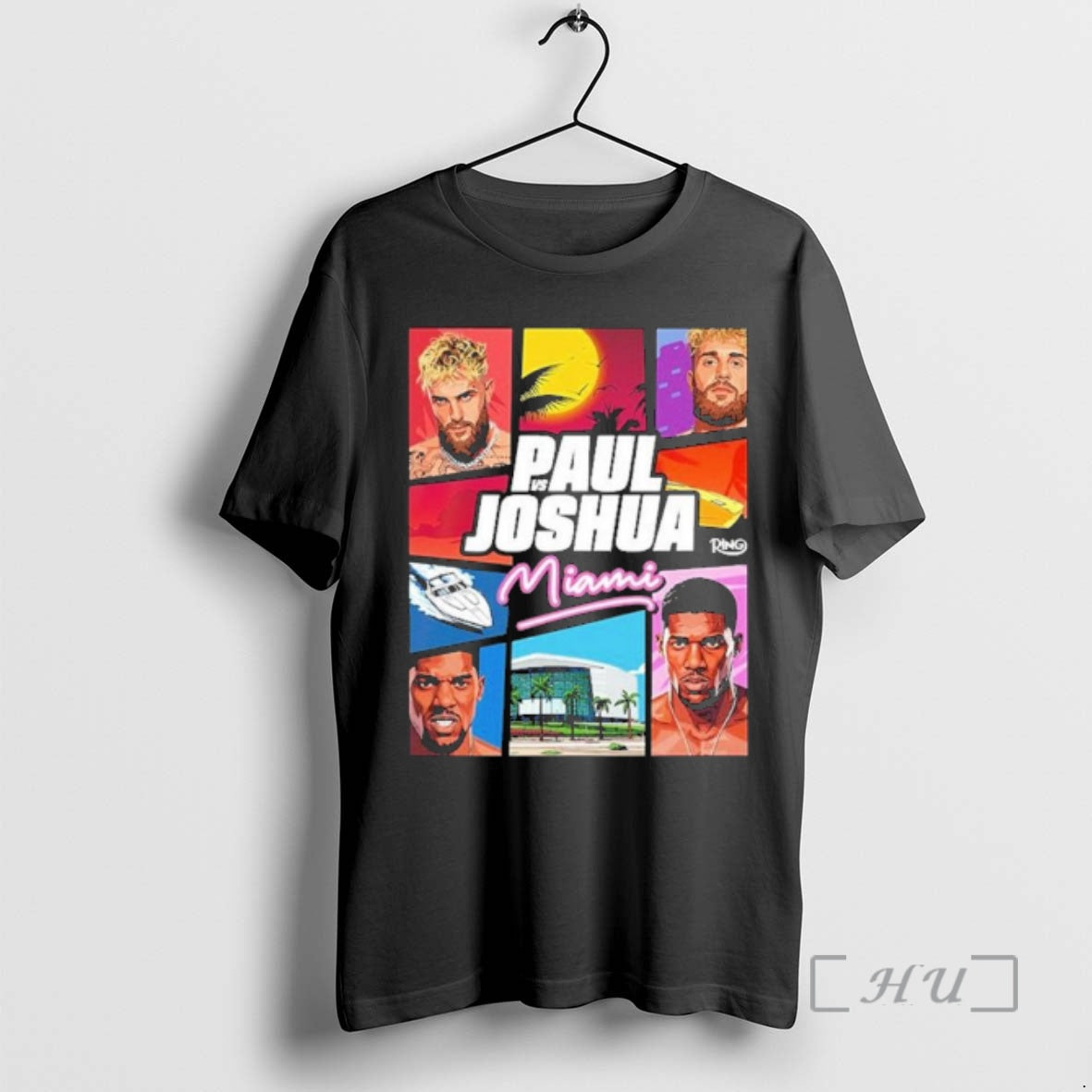 Officials Jake Paul Vs Anthony Joshua Match Showdown Vice City In Miami Premium T Shirts Hoodie, Sweatshirt | InkRitualCo.com