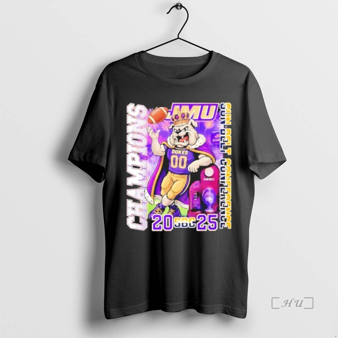 Officials James Madison Dukes Sun Belt Conference Champions Mascot 2025 T-Shirts, Hoodie, Sweatshirt | InkRitualCo.com