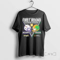 Officials James Madison University Dukes Football 2025 College Football Playoffs 1st Round Match Up Premium T-Shirts,...