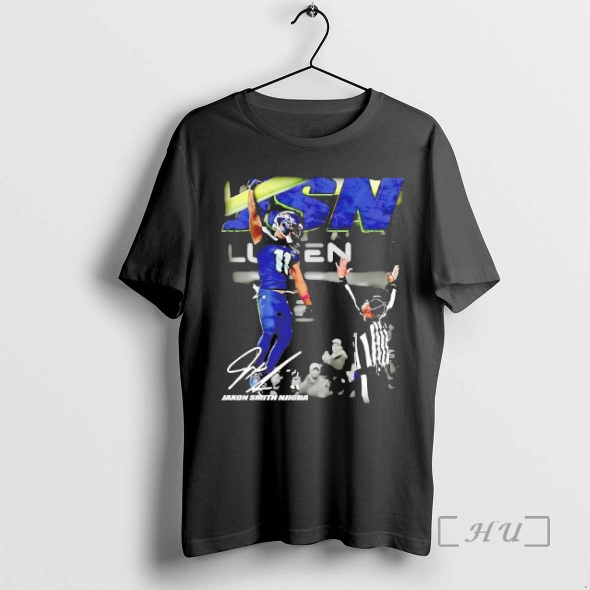 Officials Jaxon Smith Njigba Leads In Receiving Yards Signature T-Shirts, Hoodie, Sweatshirt | InkRitualCo.com