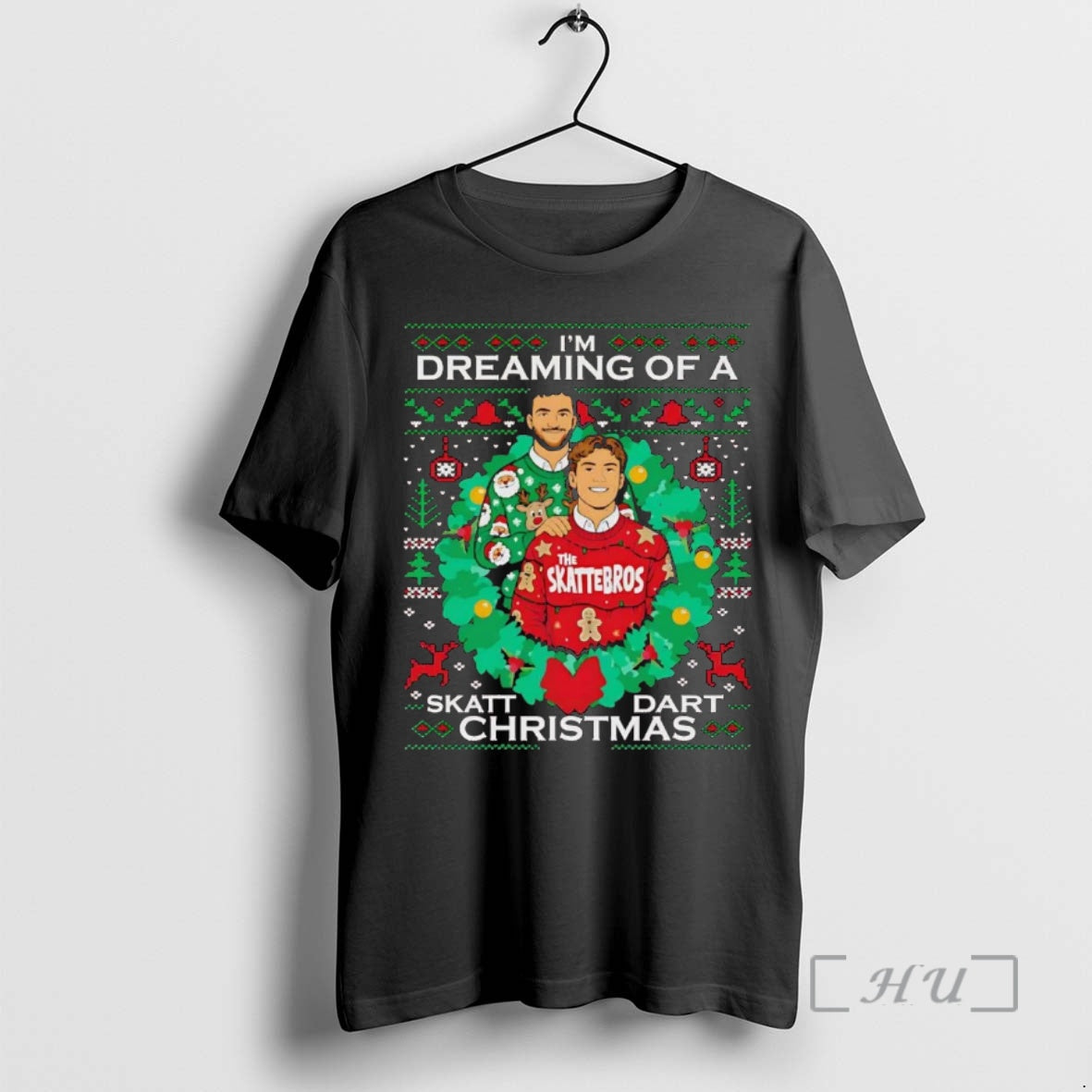 Officials Jaxson Dart And Cam Skattebo Im Dreaming Of Skatt Dart Christmas Premium T Shirts Hoodie, Sweatshirt