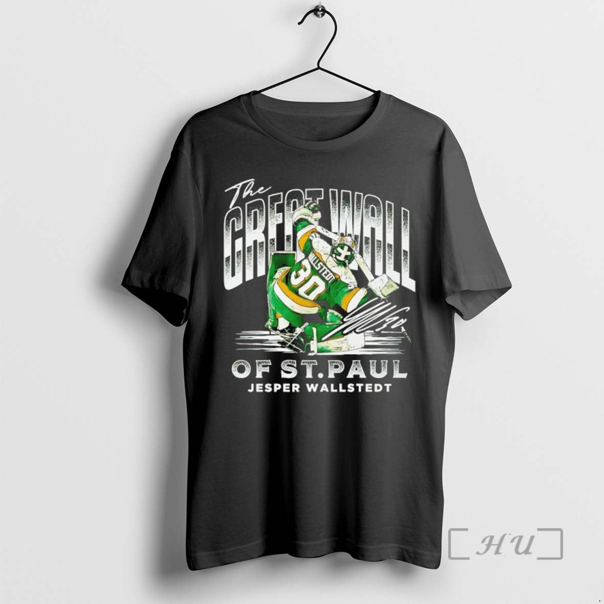 Officials Jesper Wallstedt Minnesota Wild The Great Wall Of St T-Shirts, Hoodie, Sweatshirt | InkRitualCo.com