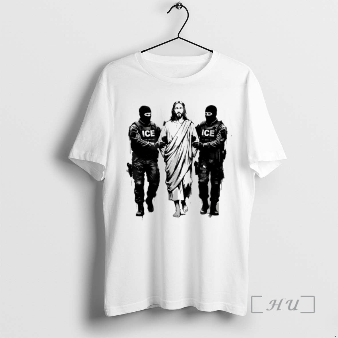Officials Jesus Arrested Parody Anti Ice Sarcastic T-Shirts, Hoodie, Sweatshirt | InkRitualCo.com