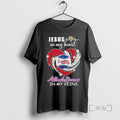 Officials Jesus In My Heart Heart Ball Atlanta Braves In My Veins Premium T Shirts Hoodie, Sweatshirt | InkRitualCo.com