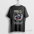 Officials Jesus In My Heart Texans In My Veins T-Shirts, Hoodie, Sweatshirt | InkRitualCo.com