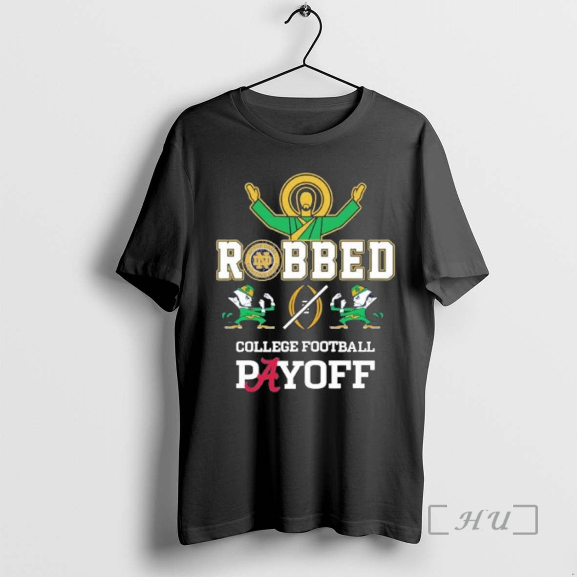 Officials Jesus Irish Robbed Playoff Cfp T-Shirts, Hoodie, Sweatshirt | InkRitualCo.com