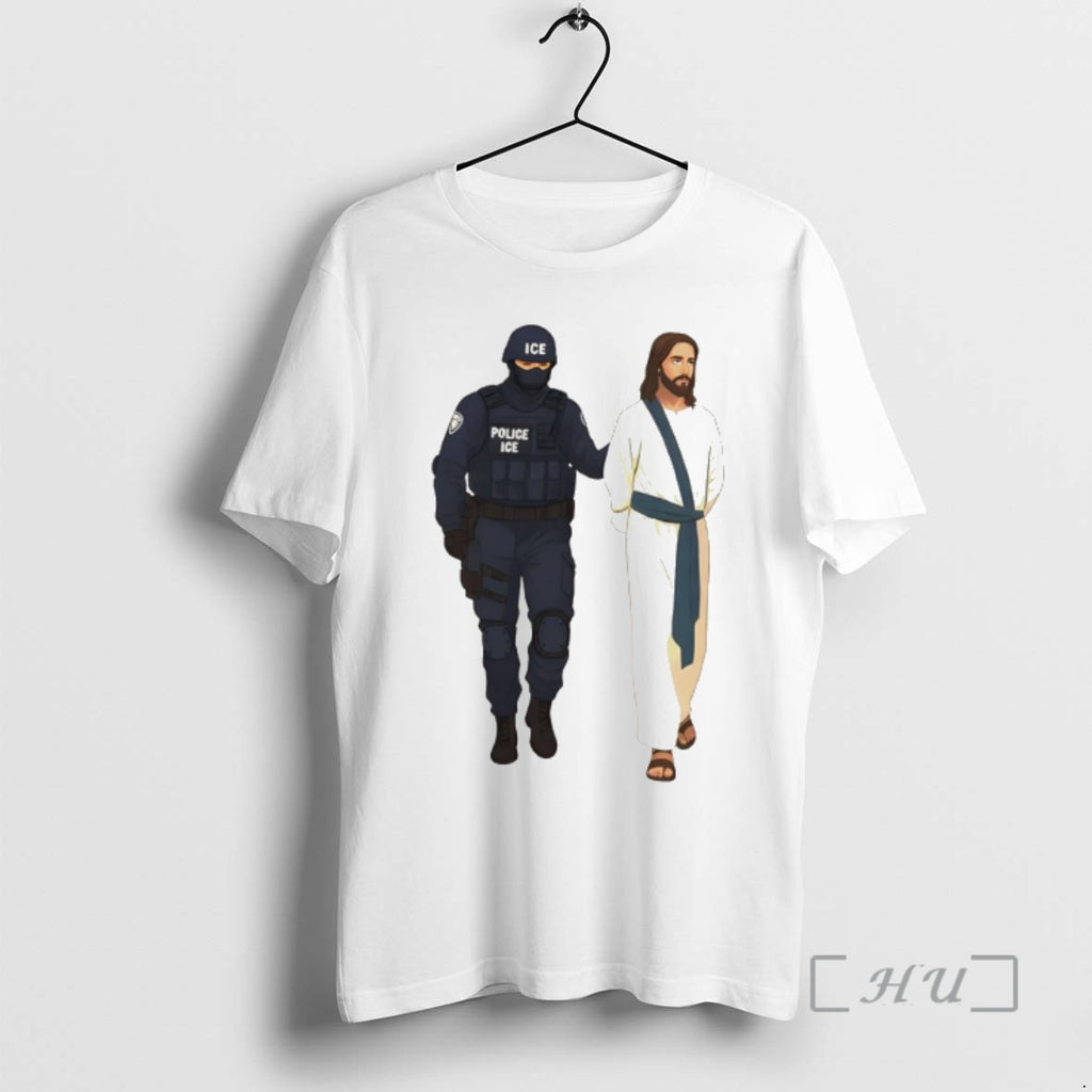 Officials Jesus Arrest Parody Abolish Ice Progressive Political Protest T-Shirts, Hoodie, Sweatshirt | InkRitualCo.com