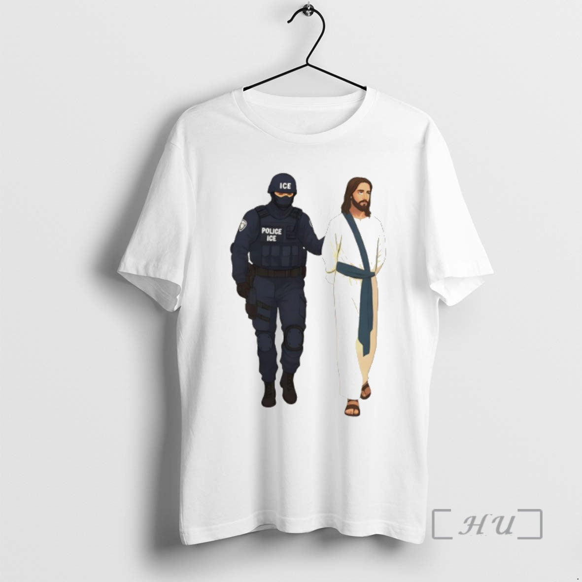 Officials Jesus Arrest Parody Abolish Ice Progressive Political Protest T-Shirts, Hoodie, Sweatshirt | InkRitualCo.com