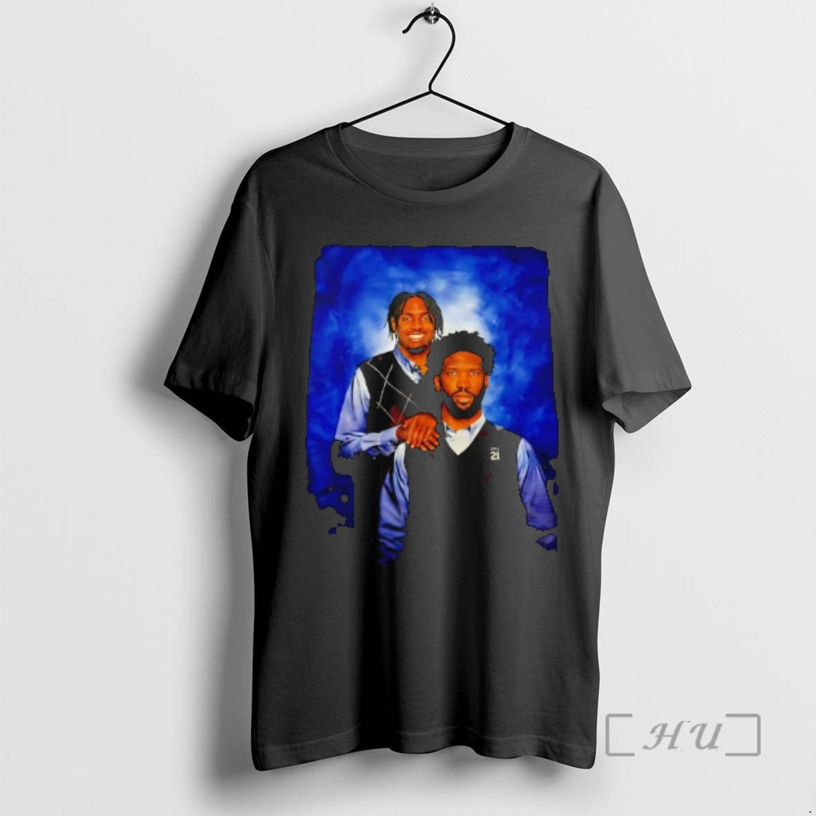 Officials Joel Embiid And Tyrese Maxey Brothers 76ers Graphic T-Shirts, Hoodie, Sweatshirt | InkRitualCo.com