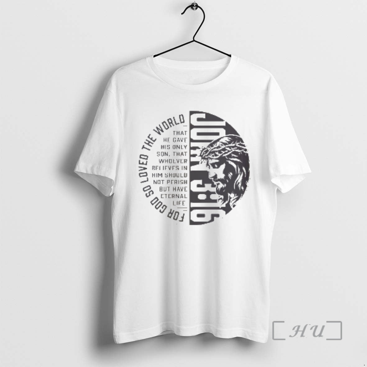 Officials John 3 16 Scripture Jesus Portrait T-Shirts, Hoodie, Sweatshirt | InkRitualCo.com