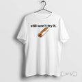 Officials Jokic Taco Bell Jokic Rocking Taco Bell Still Wont Try It Premium T Shirts Hoodie, Sweatshirt | InkRitualCo.com
