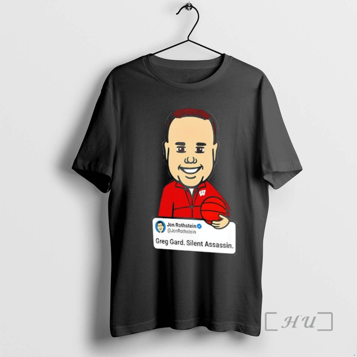 Officials Jon Rothstein Cartoon Basketball Greg Gard Silent Assassin T-Shirts, Hoodie, Sweatshirt | InkRitualCo.com