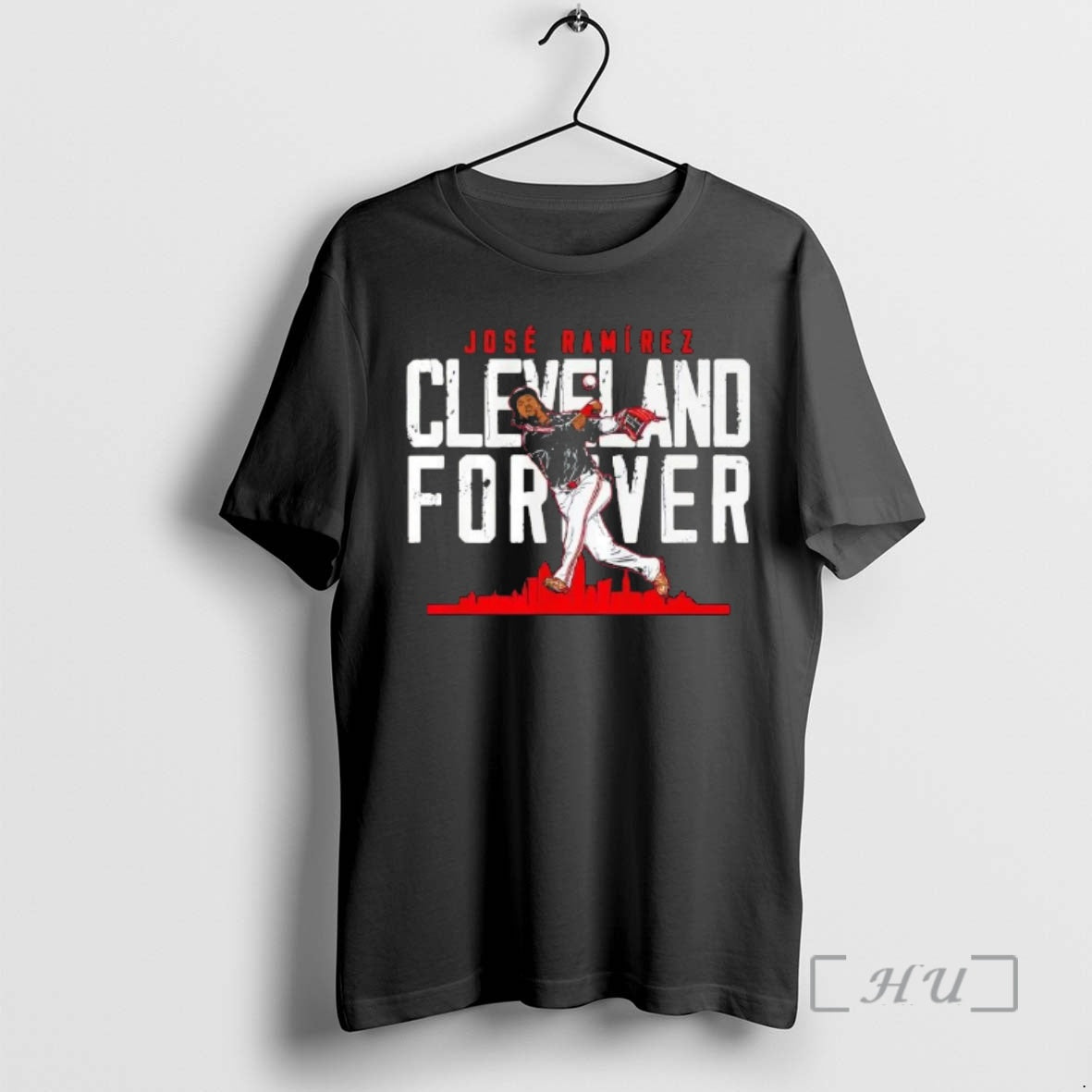 Officials Jose Ramirez Cleveland Guardians Forever Skyline T-Shirts, Hoodie, Sweatshirt | InkRitualCo.com