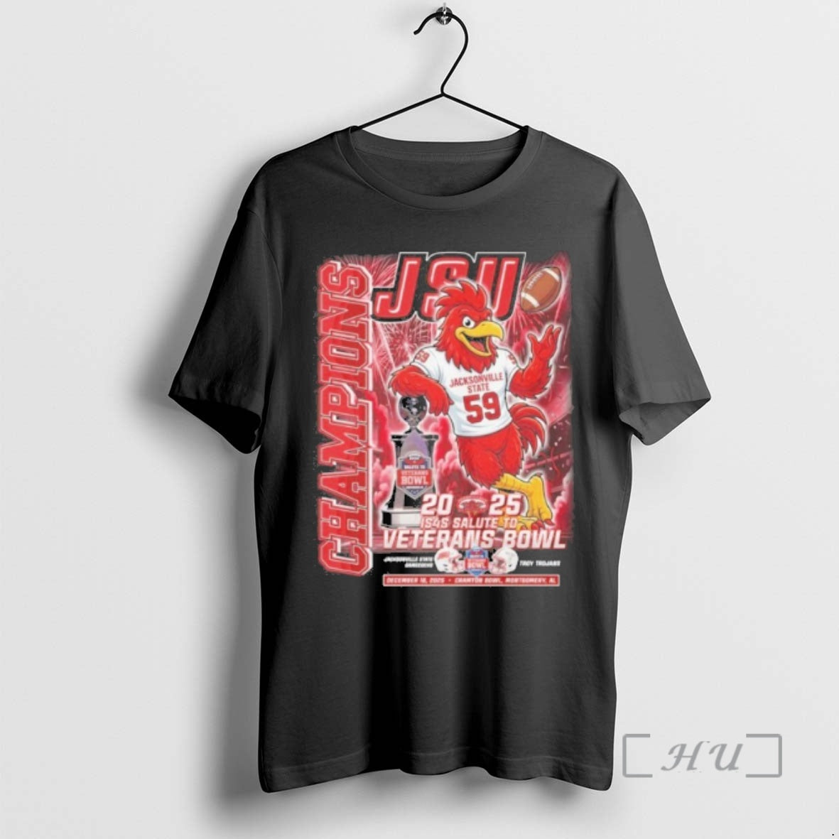 Officials Jsu Champions 2025 Is4s Salute To Vetrans Bowl Mascot T-Shirts, Hoodie, Sweatshirt | InkRitualCo.com