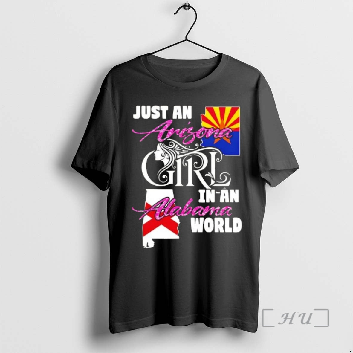 Officials Just An Arizona Girl In A Alabama World T-Shirts, Hoodie, Sweatshirt | InkRitualCo.com