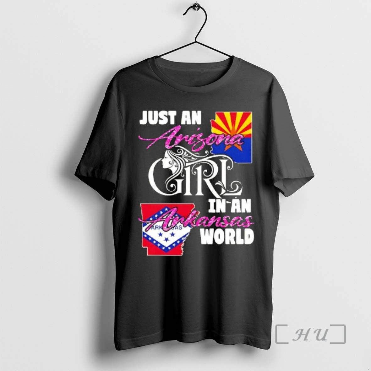 Officials Just An Arizona Girl In A Arkansas World T-Shirts, Hoodie, Sweatshirt | InkRitualCo.com