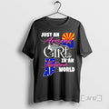 Officials Just An Arizona Girl In A Indiana World T-Shirts, Hoodie, Sweatshirt | InkRitualCo.com