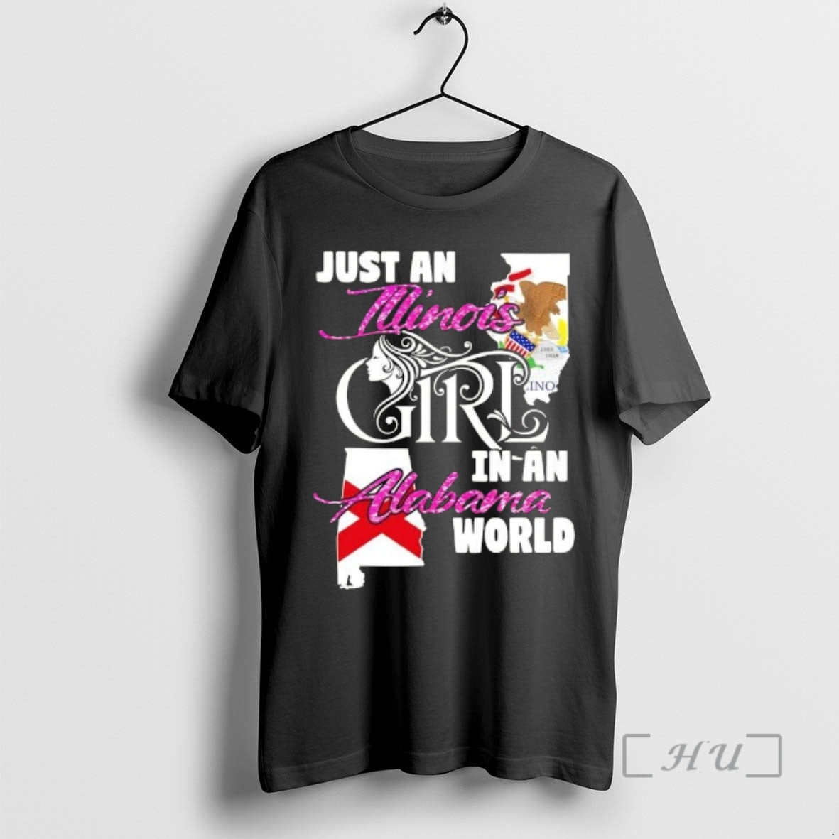 Officials Just An Illinois Girl In A Alabama World T-Shirts, Hoodie, Sweatshirt | InkRitualCo.com
