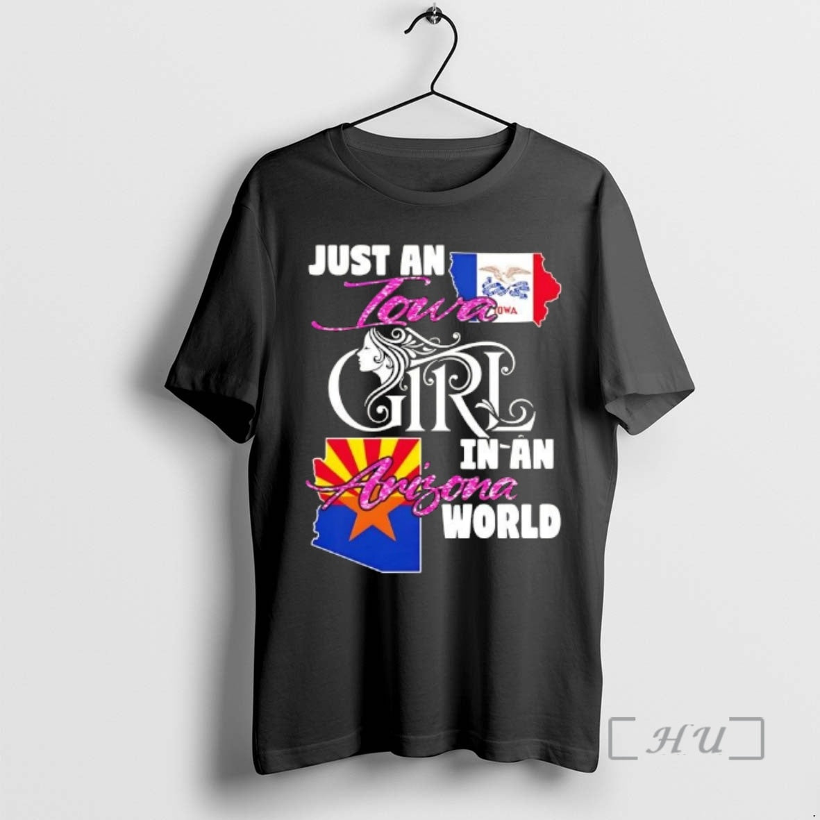 Officials Just An Iowa Girl In A Arizona World T-Shirts, Hoodie, Sweatshirt | InkRitualCo.com