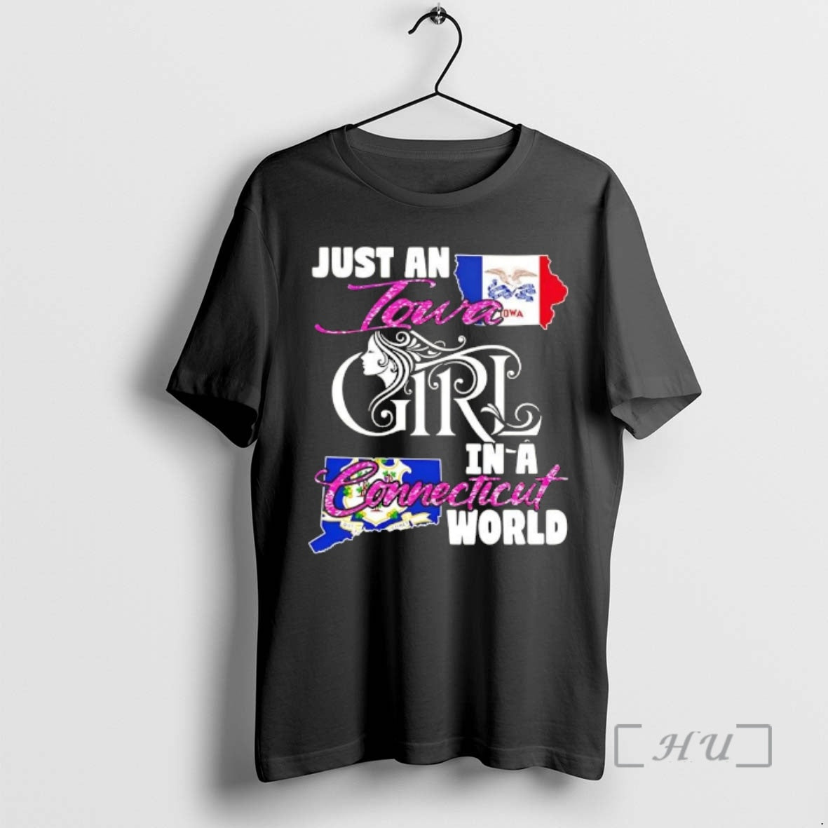 Officials Just An Iowa Girl In A Connecticut World T-Shirts, Hoodie, Sweatshirt | InkRitualCo.com