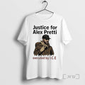 Officials Justice For Alex Pretti Executed By Ice No Ice T-Shirts, Hoodie, Sweatshirt | InkRitualCo.com