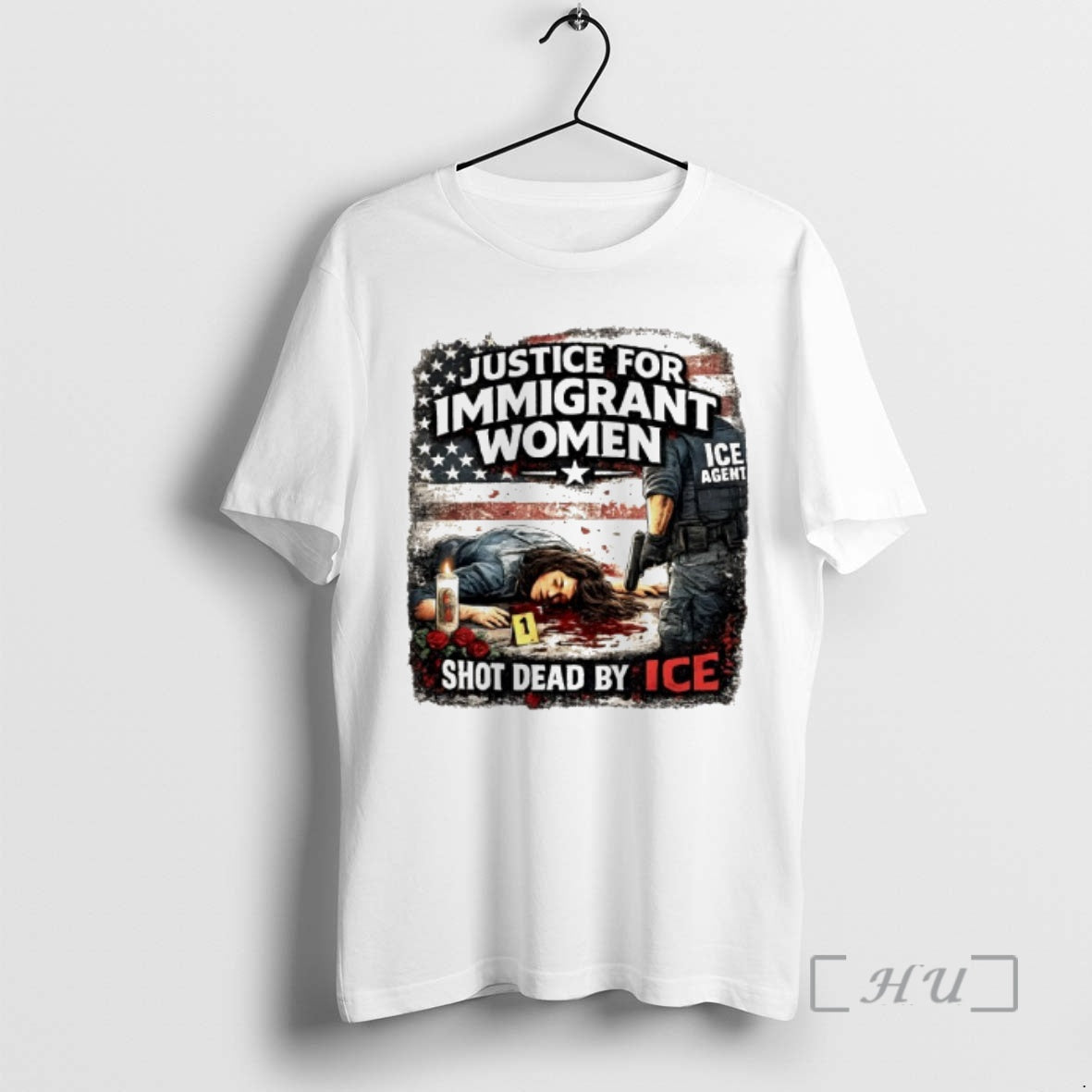 Officials Justice For Immigrant Women Shot Dead By Ice T-Shirts, Hoodie, Sweatshirt | InkRitualCo.com