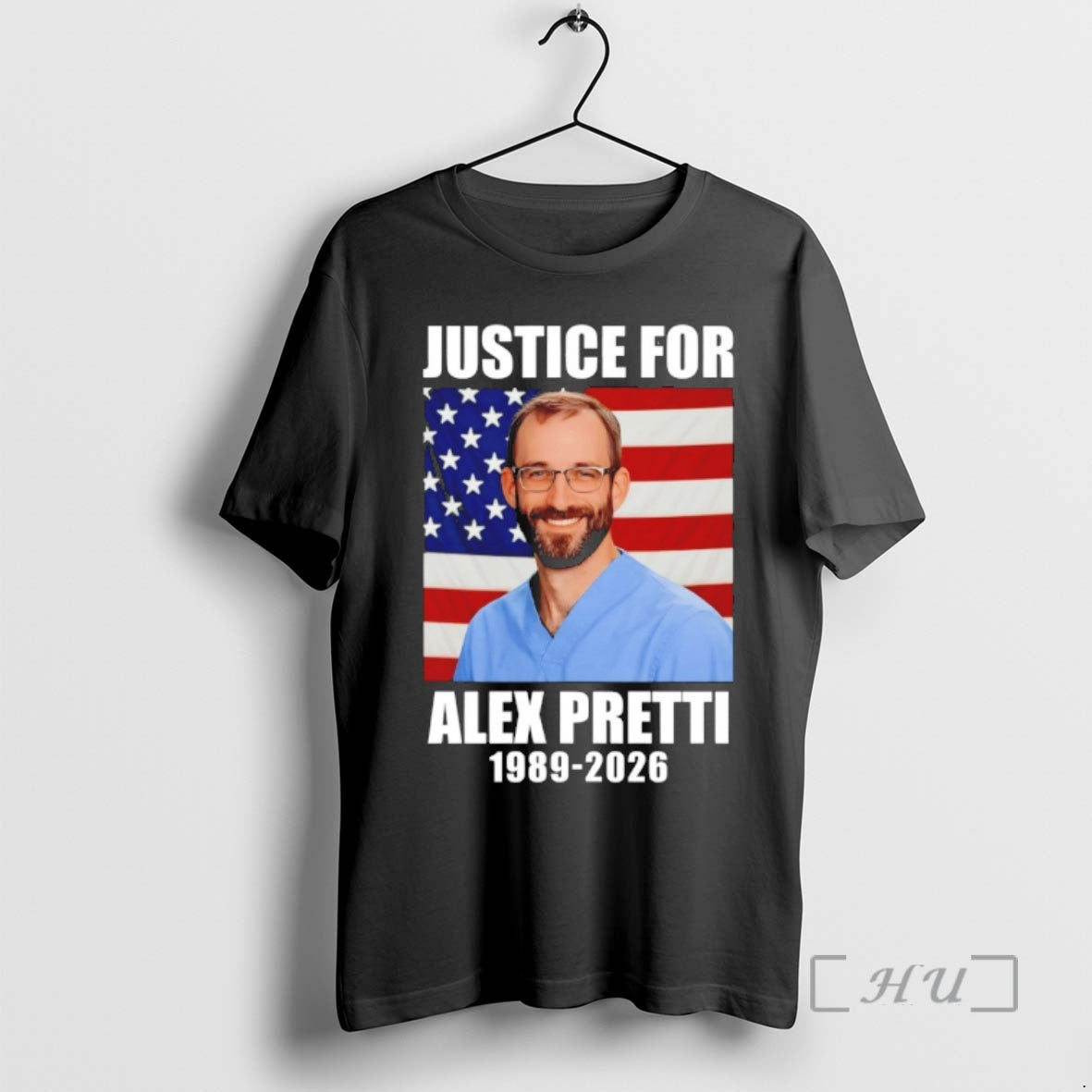 Officials Justice For Alex Pretti 1989 2026 America Flag Anti Trump Political Protest Premium T-Shirts, Hoodie, Sweatshirt