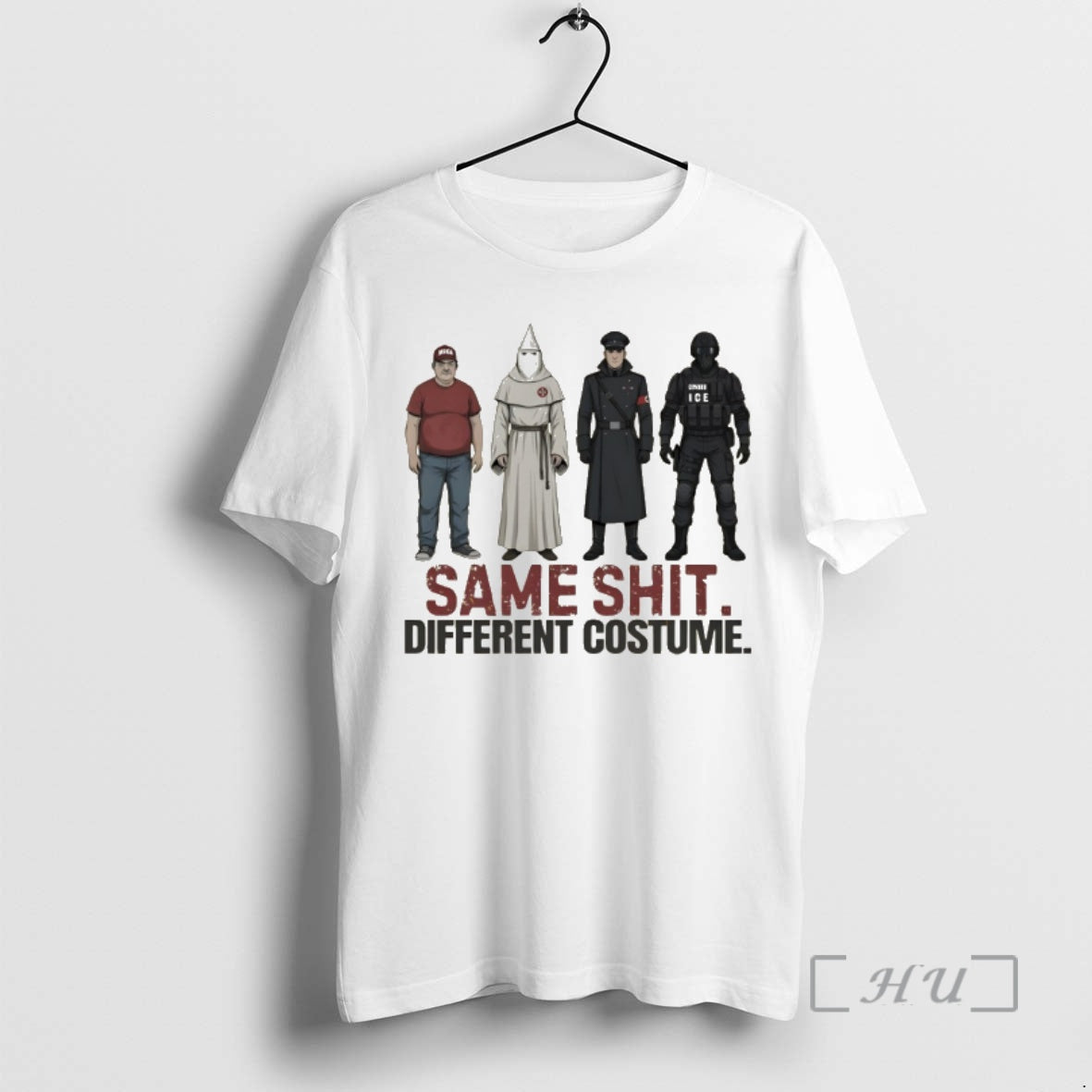 Officials Kkk Police Same Shit Different Costume Maga Political T-Shirts, Hoodie, Sweatshirt | InkRitualCo.com