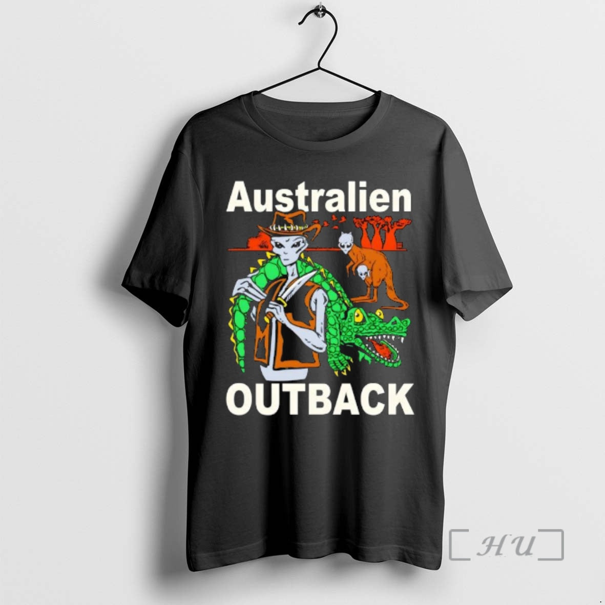 Officials Kangaroo And Alien Babies Australien Outback T-Shirts, Hoodie, Sweatshirt | InkRitualCo.com