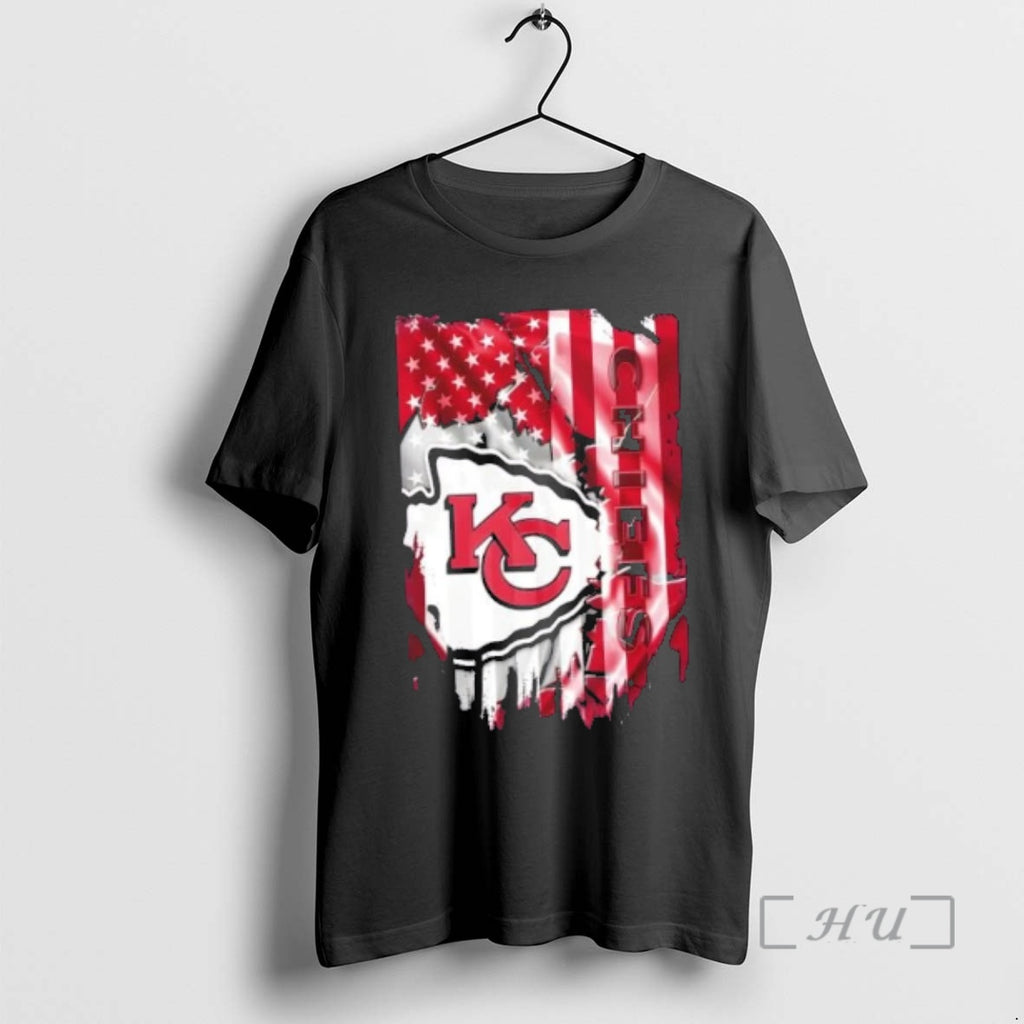 Officials Kansas City Chiefs Football X American Flag T-Shirts, Hoodie, Sweatshirt | InkRitualCo.com