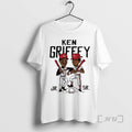 Officials Ken Griffey Father And Son Cincinnati Reds Baseball Caricatures Woman Premium T Shirts Sweater Hoodie, Sweatshirt