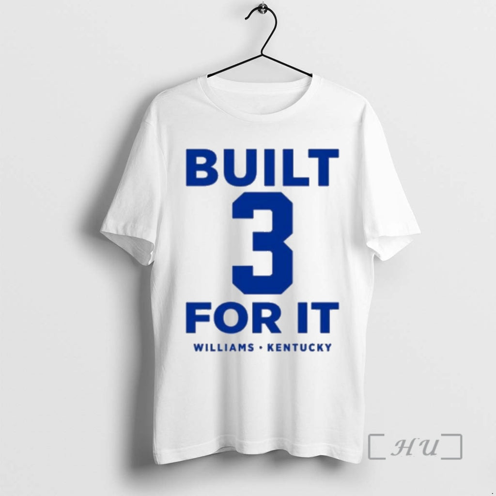 Officials Kentucky Basketball Kam Williams 3 Built For It T-Shirts, Hoodie, Sweatshirt | InkRitualCo.com