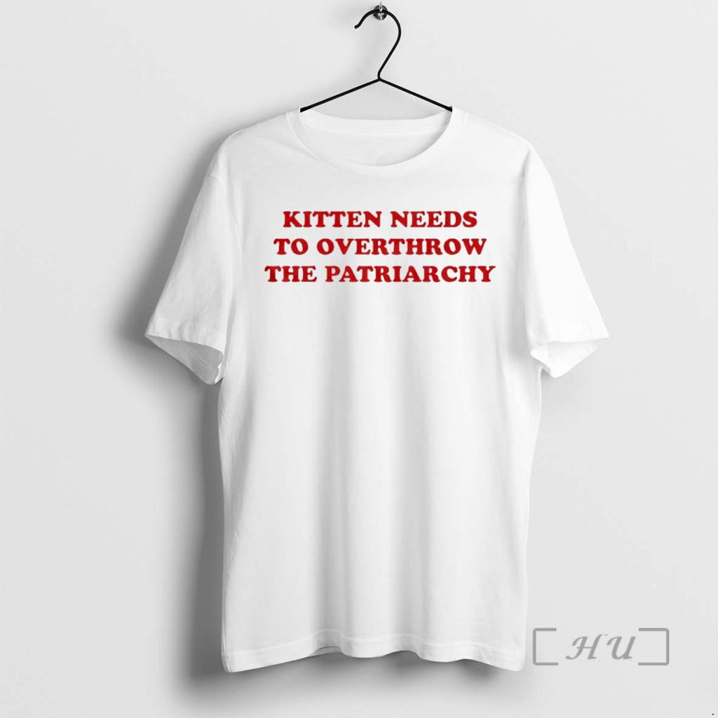 Officials Kitten Needs To Overthrow The Patriarchy Circle T-Shirts, Hoodie, Sweatshirt | InkRitualCo.com