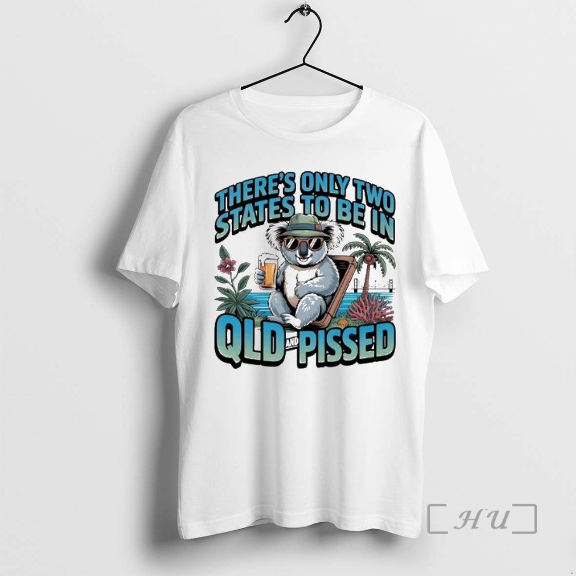 Officials Koala Theres Only Two States To Be In Qld And Pissed Premium T Shirts Hoodie, Sweatshirt | InkRitualCo.com