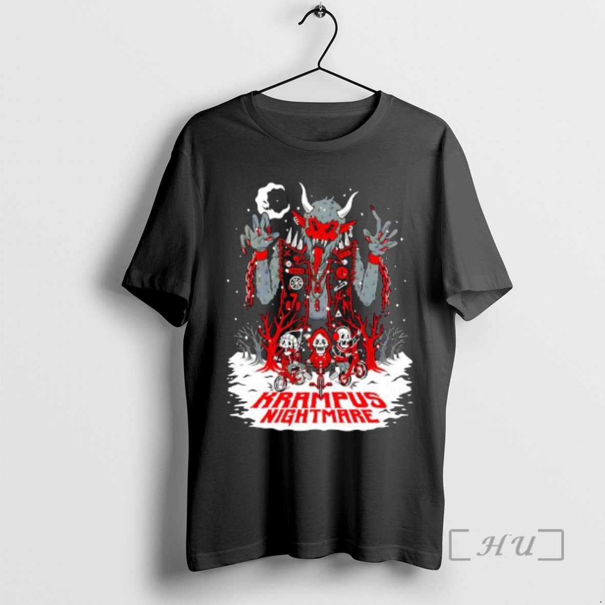 Officials Krampus Nightmare Skeletons Graphic T-Shirts, Hoodie, Sweatshirt | InkRitualCo.com
