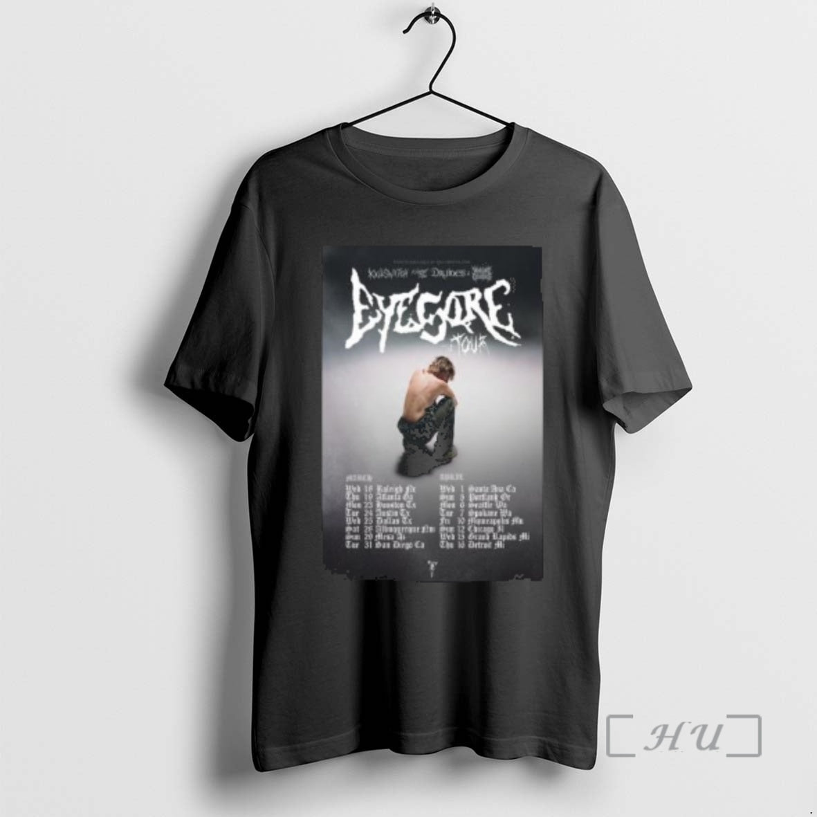 Officials Kxllswxtch Druidess Warlord Colossus The Eyesore Tour 2026 Circle Black Premium T Shirts Sweater Hoodie, Sweatshirt