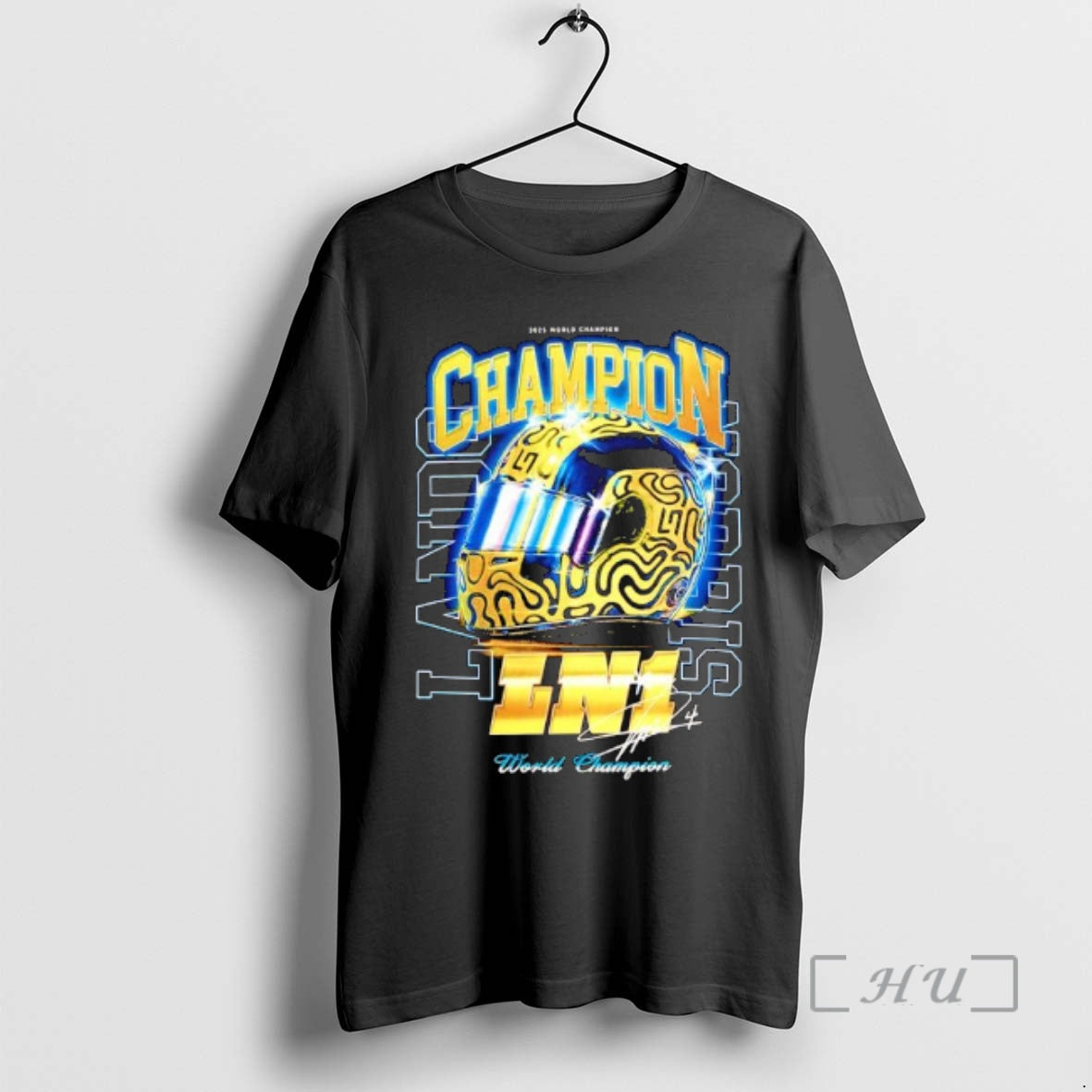 Officials Lando Norris 2025 World Champion Graphic Helmet T-Shirts, Hoodie, Sweatshirt | InkRitualCo.com