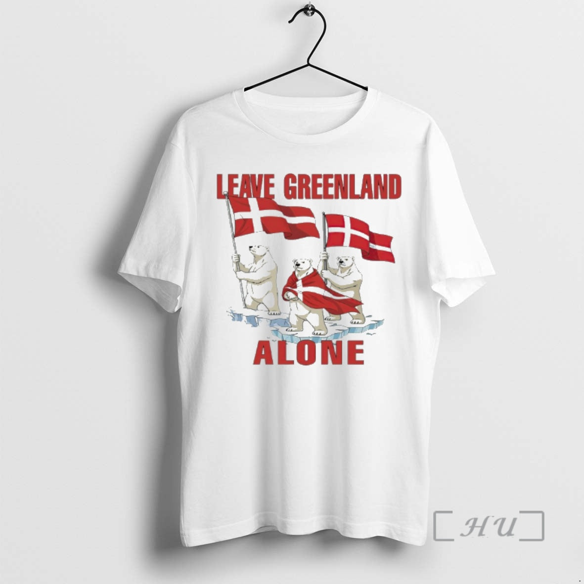 Officials Leave Greenland Alone Polar Bear With Greenland Flag T-Shirts, Hoodie, Sweatshirt | InkRitualCo.com