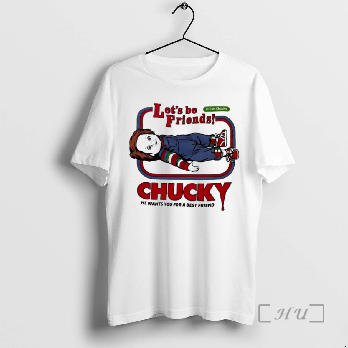 Officials Lets Be Friends Chucky He Wants You For A Best Friend Premium T Shirts Hoodie, Sweatshirt | InkRitualCo.com