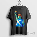 Officials Liberty Of Statue Wearing Scotland Flag T-Shirts, Hoodie, Sweatshirt | InkRitualCo.com